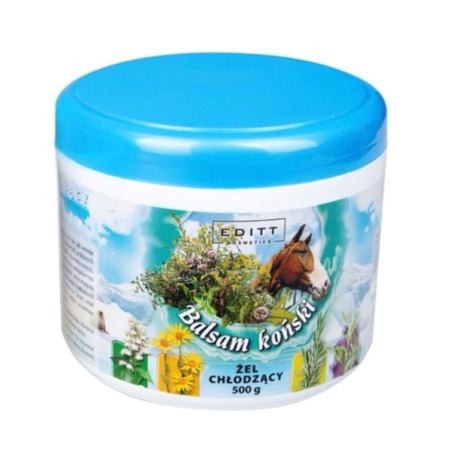 Maść Końska Żel CHŁODZĄCY- Obrzęki - Bóle Mięśni - Kręgosłupa - Reumatyzm- 500 ml